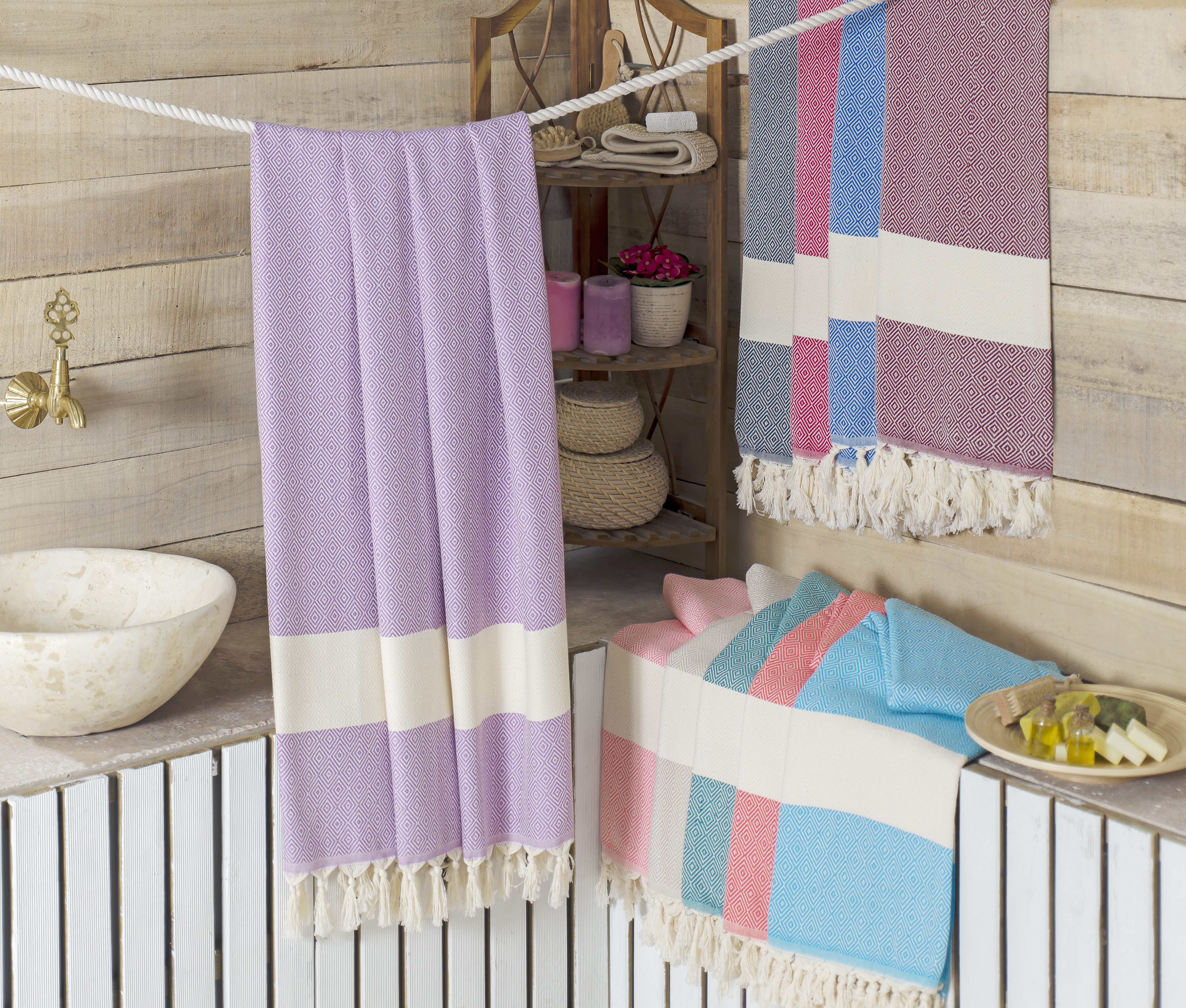 Diamond Peshtemal - Traditional Hammam Towel